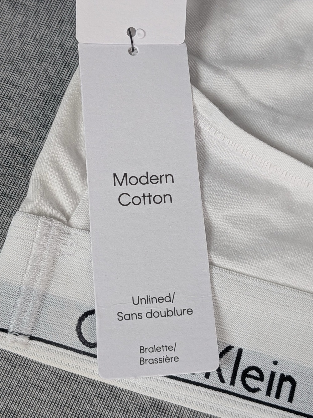 Calvin Klein Modern Cotton Unlined Bralette - Picture 9 of 12